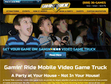 Tablet Screenshot of gaminride.com